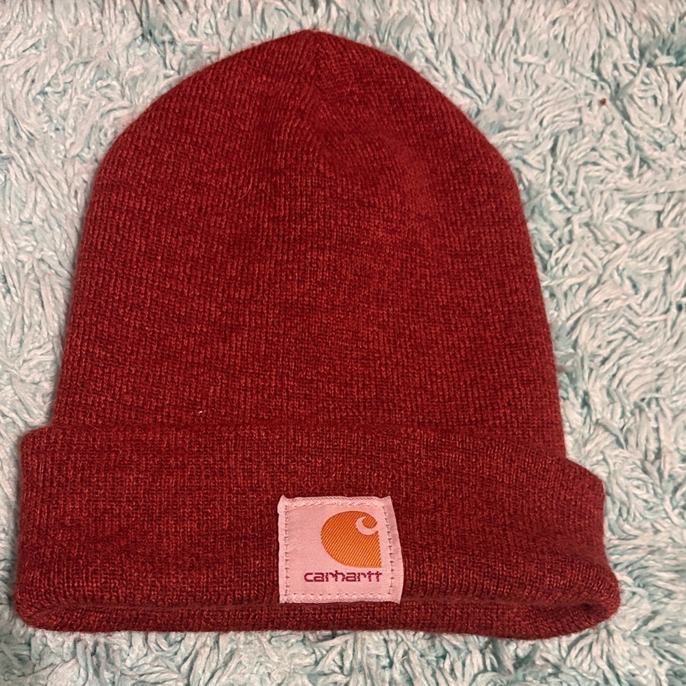 Carhartt Maroon Beanie